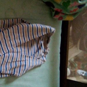 Long sleeve striped onsie